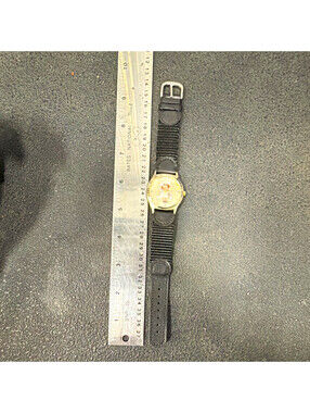 Vintage Unisex Quartz Analog Campbells Soup,Dial Watch, Gold Case